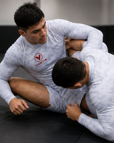 VANTIX ORIGINS Rash Guard & Shorts Set – Grey Camo